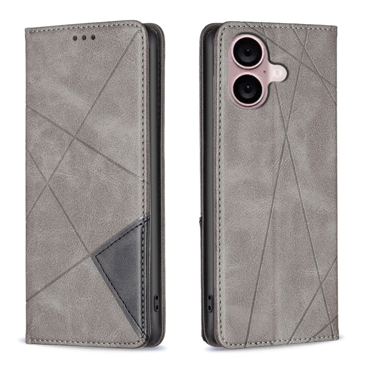 เคสโทรศัพท์หนังลายข้าวหลามตัดแม่เหล็ก สำหรับ iPhone 17 Pro Max, iPhone 17 Pro, iPhone 17, iPhone Air, iPhone 16 Pro Max, iPhone 16 Pro, iPhone 16 Plus, iPhone 16