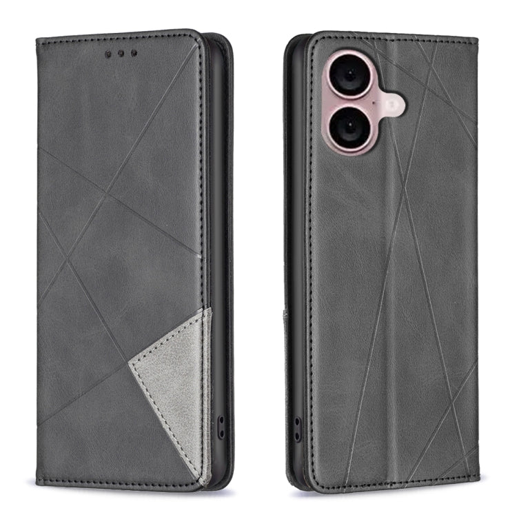 เคสโทรศัพท์หนังลายข้าวหลามตัดแม่เหล็ก สำหรับ iPhone 17 Pro Max, iPhone 17 Pro, iPhone 17, iPhone Air, iPhone 16 Pro Max, iPhone 16 Pro, iPhone 16 Plus, iPhone 16