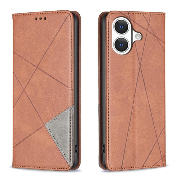 เคสโทรศัพท์หนังลายข้าวหลามตัดแม่เหล็ก สำหรับ iPhone 17 Pro Max, iPhone 17 Pro, iPhone 17, iPhone Air, iPhone 16 Pro Max, iPhone 16 Pro, iPhone 16 Plus, iPhone 16