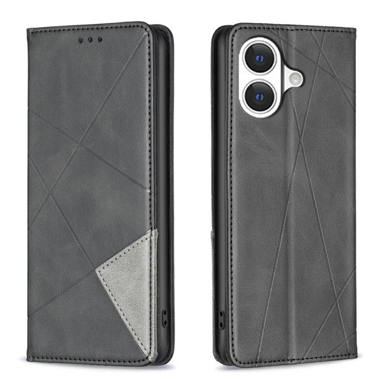 เคสโทรศัพท์หนังลายข้าวหลามตัดแม่เหล็ก สำหรับ iPhone 17 Pro Max, iPhone 17 Pro, iPhone 17, iPhone Air, iPhone 16 Pro Max, iPhone 16 Pro, iPhone 16 Plus, iPhone 16