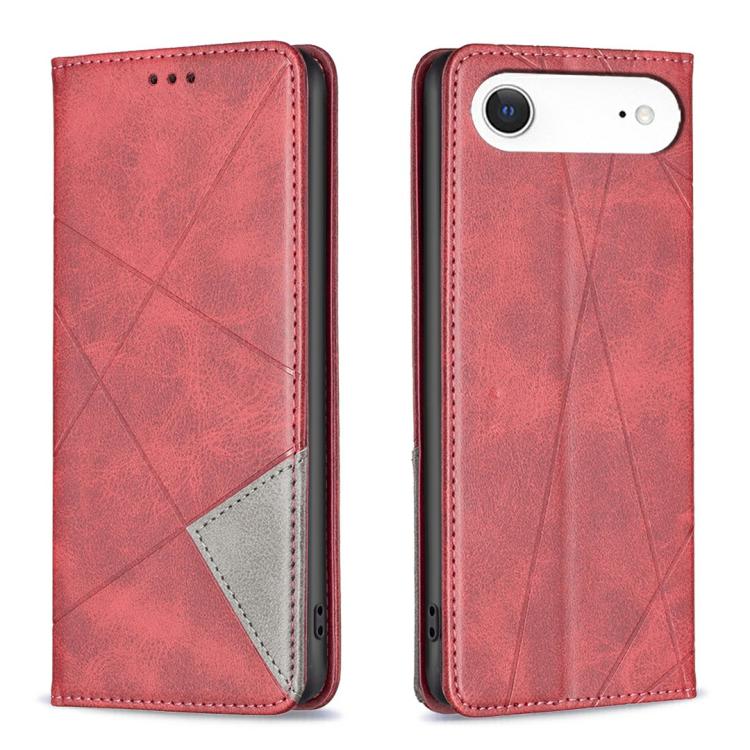 เคสโทรศัพท์หนังลายข้าวหลามตัดแม่เหล็ก สำหรับ iPhone 17 Pro Max, iPhone 17 Pro, iPhone 17, iPhone Air, iPhone 16 Pro Max, iPhone 16 Pro, iPhone 16 Plus, iPhone 16
