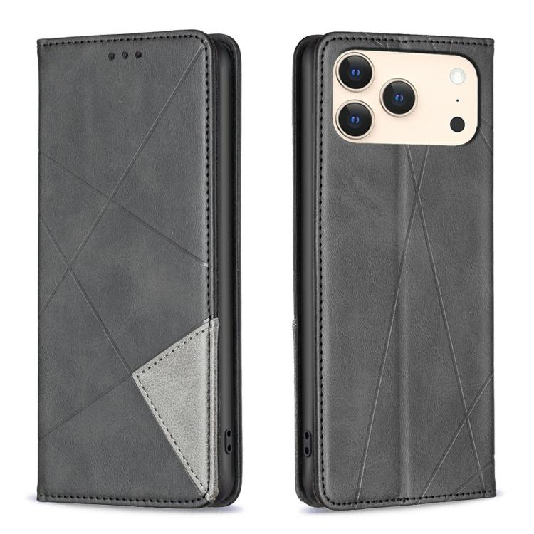 เคสโทรศัพท์หนังลายข้าวหลามตัดแม่เหล็ก สำหรับ iPhone 17 Pro Max, iPhone 17 Pro, iPhone 17, iPhone Air, iPhone 16 Pro Max, iPhone 16 Pro, iPhone 16 Plus, iPhone 16