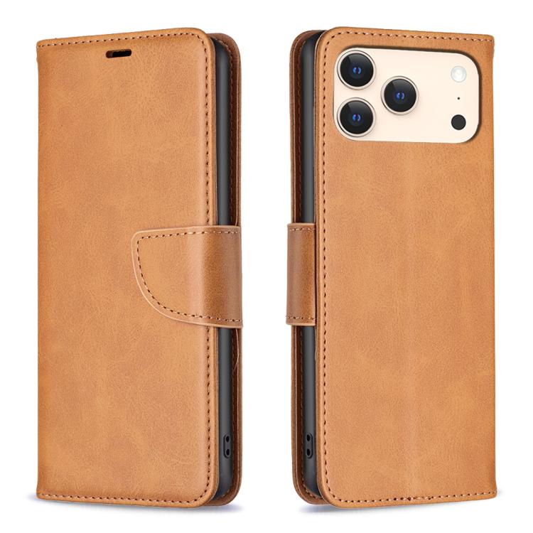 เคสโทรศัพท์หนังพับสีเรียบลายหนังลูกแกะ สำหรับ iPhone 17 Pro Max, iPhone 17 Pro, iPhone 17, iPhone Air, iPhone 16 Pro Max, iPhone 16 Pro, iPhone 16 Plus, iPhone 16
