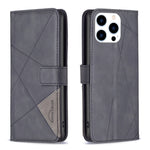 เคสโทรศัพท์หนังลายข้าวหลามตัดพร้อมหัวเข็มขัดแม่เหล็ก สำหรับ iPhone 17 Pro Max, iPhone 17 Pro, iPhone 17, iPhone Air, iPhone 16 Pro Max, iPhone 16 Pro, iPhone 16 Plus, iPhone 16