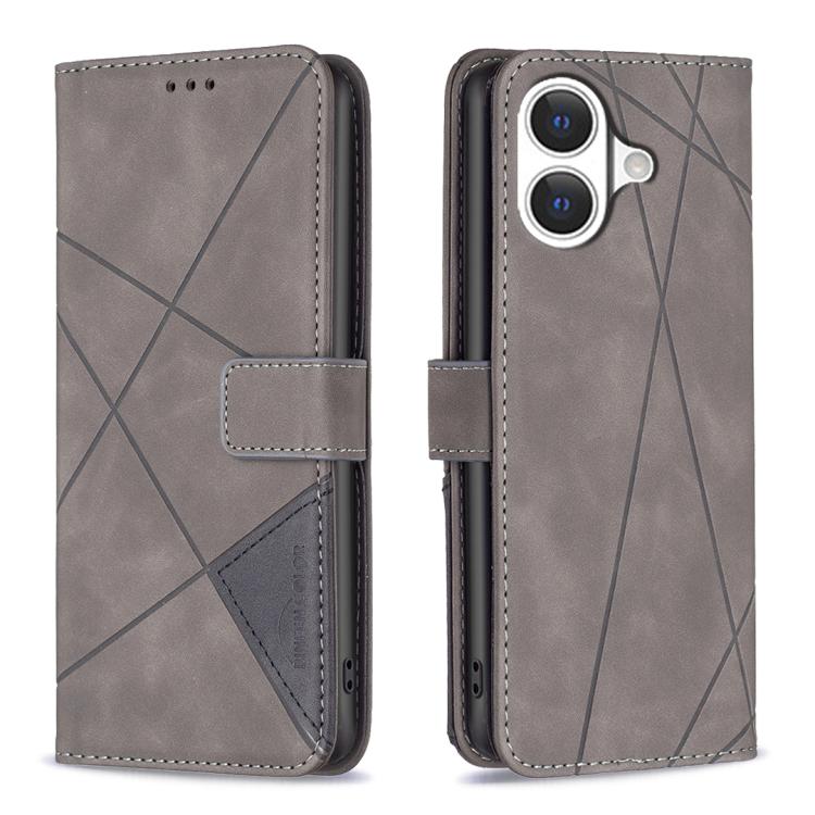 เคสโทรศัพท์หนังลายข้าวหลามตัดพร้อมหัวเข็มขัดแม่เหล็ก สำหรับ iPhone 17 Pro Max, iPhone 17 Pro, iPhone 17, iPhone Air, iPhone 16 Pro Max, iPhone 16 Pro, iPhone 16 Plus, iPhone 16