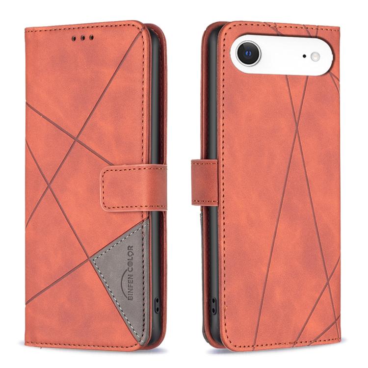 เคสโทรศัพท์หนังลายข้าวหลามตัดพร้อมหัวเข็มขัดแม่เหล็ก สำหรับ iPhone 17 Pro Max, iPhone 17 Pro, iPhone 17, iPhone Air, iPhone 16 Pro Max, iPhone 16 Pro, iPhone 16 Plus, iPhone 16