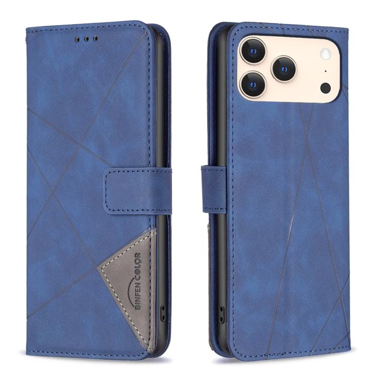 เคสโทรศัพท์หนังลายข้าวหลามตัดพร้อมหัวเข็มขัดแม่เหล็ก สำหรับ iPhone 17 Pro Max, iPhone 17 Pro, iPhone 17, iPhone Air, iPhone 16 Pro Max, iPhone 16 Pro, iPhone 16 Plus, iPhone 16