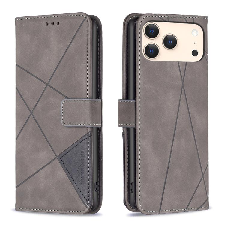 เคสโทรศัพท์หนังลายข้าวหลามตัดพร้อมหัวเข็มขัดแม่เหล็ก สำหรับ iPhone 17 Pro Max, iPhone 17 Pro, iPhone 17, iPhone Air, iPhone 16 Pro Max, iPhone 16 Pro, iPhone 16 Plus, iPhone 16