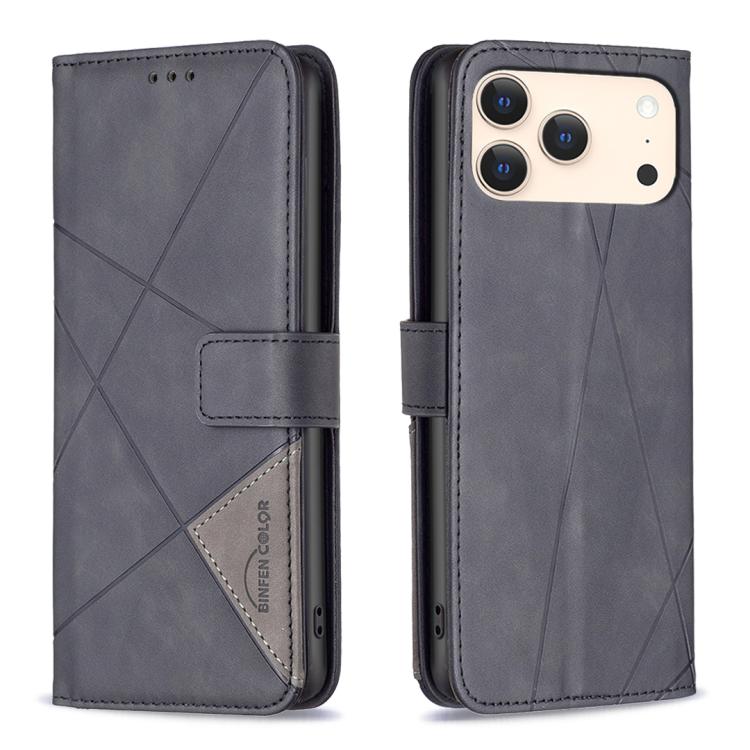 เคสโทรศัพท์หนังลายข้าวหลามตัดพร้อมหัวเข็มขัดแม่เหล็ก สำหรับ iPhone 17 Pro Max, iPhone 17 Pro, iPhone 17, iPhone Air, iPhone 16 Pro Max, iPhone 16 Pro, iPhone 16 Plus, iPhone 16