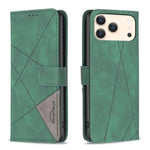 เคสโทรศัพท์หนังลายข้าวหลามตัดพร้อมหัวเข็มขัดแม่เหล็ก สำหรับ iPhone 17 Pro Max, iPhone 17 Pro, iPhone 17, iPhone Air, iPhone 16 Pro Max, iPhone 16 Pro, iPhone 16 Plus, iPhone 16