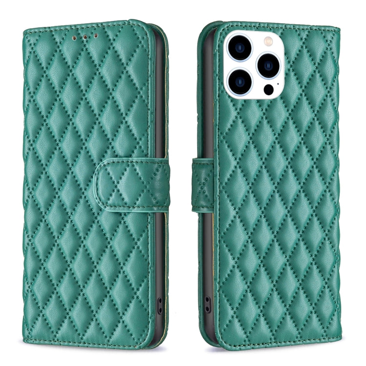เคสโทรศัพท์หนังพับแบบกระเป๋าสตางค์ลายตารางเพชร สำหรับ iPhone 17e / 16e, iPhone 17 Pro Max, iPhone 17 Pro, iPhone 17, iPhone Air, iPhone 16 Pro Max, iPhone 16 Pro, iPhone 16 Plus