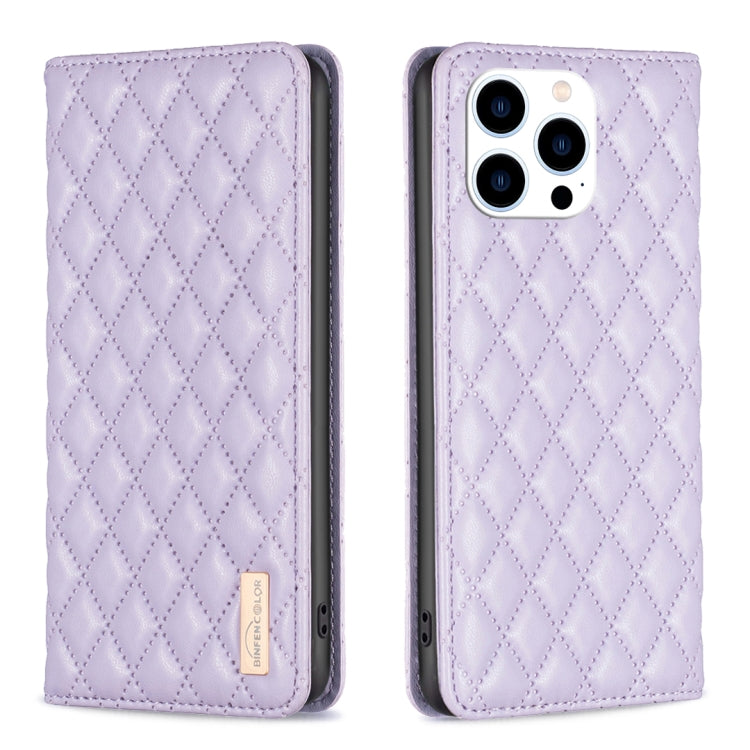 เคสโทรศัพท์หนังพับแม่เหล็กลายตารางเพชร สำหรับ iPhone 17 Pro Max, iPhone 17 Pro, iPhone 17, iPhone Air, iPhone 16 Pro Max, iPhone 16 Pro, iPhone 16 Plus, iPhone 16