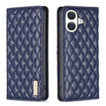 เคสโทรศัพท์หนังพับแม่เหล็กลายตารางเพชร สำหรับ iPhone 17 Pro Max, iPhone 17 Pro, iPhone 17, iPhone Air, iPhone 16 Pro Max, iPhone 16 Pro, iPhone 16 Plus, iPhone 16