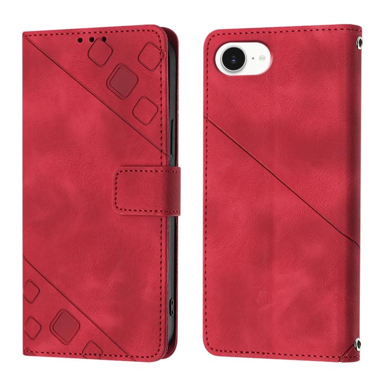 เคสโทรศัพท์หนังนูนสัมผัสเหมือนผิวหนัง สำหรับ iPhone 17 Pro Max, iPhone 17 Pro, iPhone 17, iPhone Air, iPhone SE 2024, iPhone 16 Pro Max, iPhone 16 Pro, iPhone 16 Plus