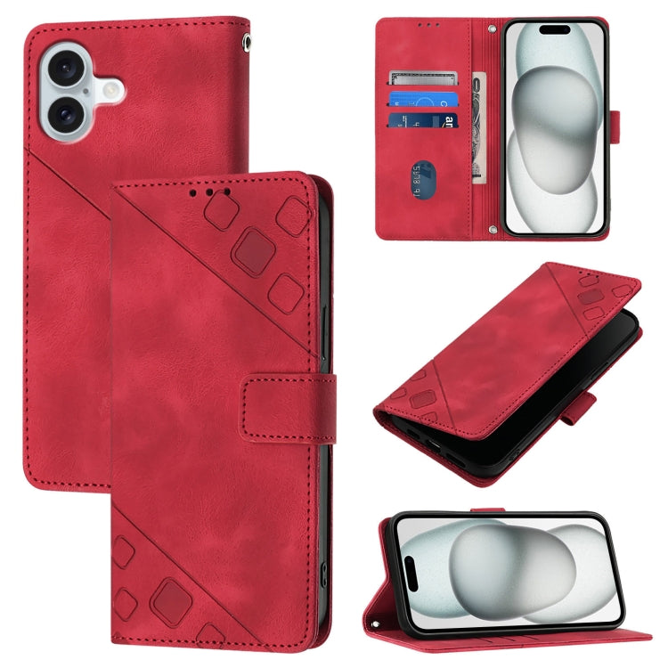 เคสโทรศัพท์หนังนูนสัมผัสเหมือนผิวหนัง สำหรับ iPhone 17 Pro Max, iPhone 17 Pro, iPhone 17, iPhone Air, iPhone SE 2024, iPhone 16 Pro Max, iPhone 16 Pro, iPhone 16 Plus