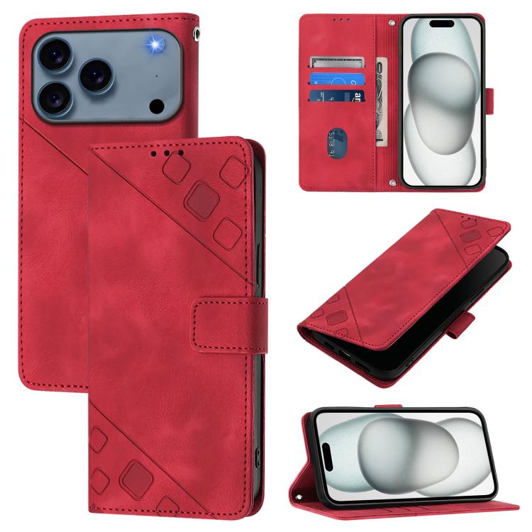 เคสโทรศัพท์หนังนูนสัมผัสเหมือนผิวหนัง สำหรับ iPhone 17 Pro Max, iPhone 17 Pro, iPhone 17, iPhone Air, iPhone SE 2024, iPhone 16 Pro Max, iPhone 16 Pro, iPhone 16 Plus