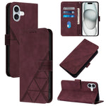 เคสโทรศัพท์หนังพับลาย 3D แบบ Crossbody สำหรับ iPhone 16e / 17e, iPhone 17 Pro Max, iPhone 17 Pro, iPhone 17, iPhone Air, iPhone 16 Pro Max, iPhone 16 Pro, iPhone 16 Plus