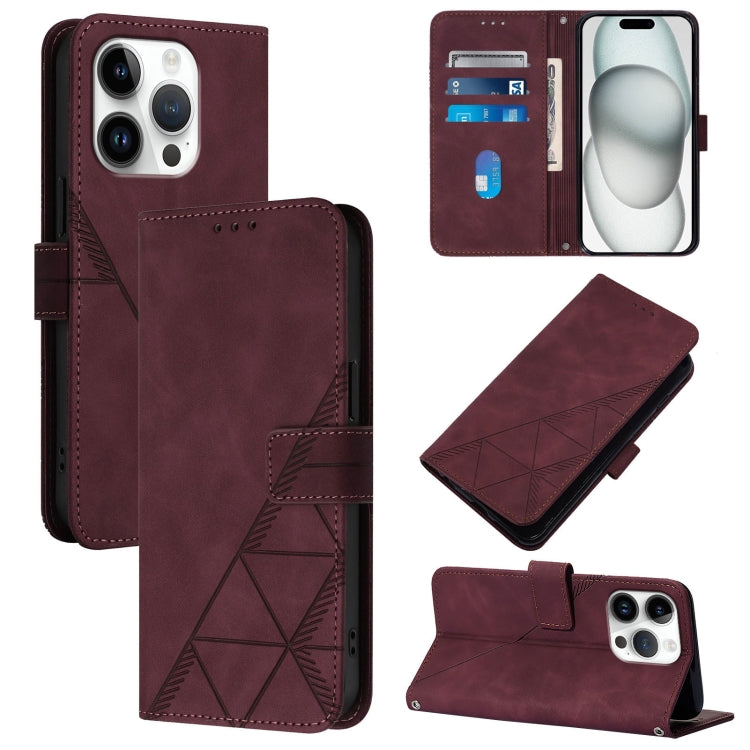 เคสโทรศัพท์หนังพับลาย 3D แบบ Crossbody สำหรับ iPhone 16e / 17e, iPhone 17 Pro Max, iPhone 17 Pro, iPhone 17, iPhone Air, iPhone 16 Pro Max, iPhone 16 Pro, iPhone 16 Plus