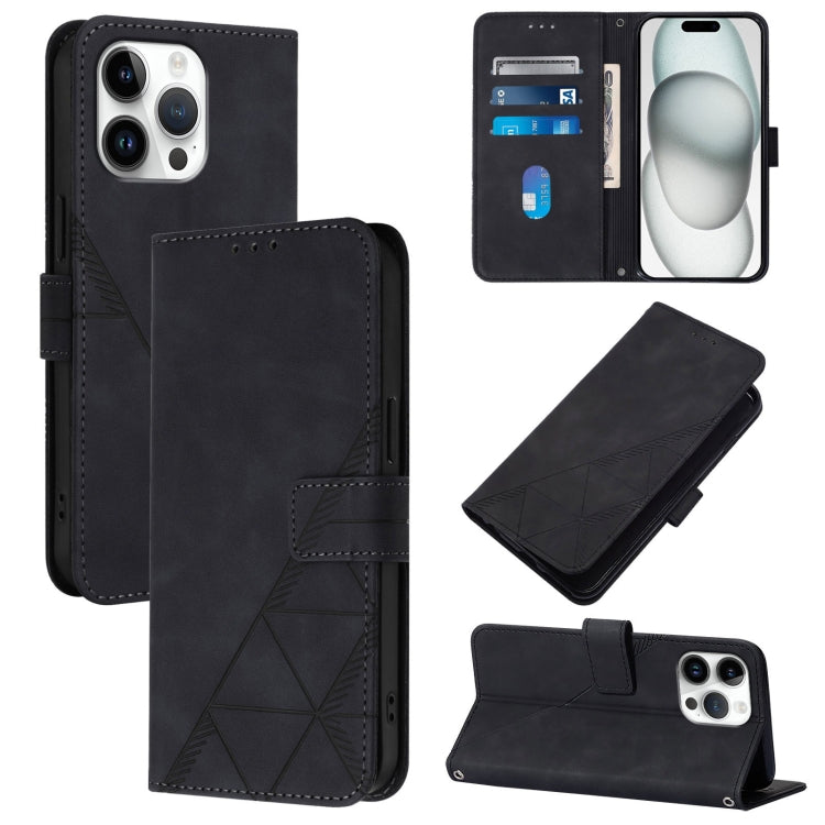 เคสโทรศัพท์หนังพับลาย 3D แบบ Crossbody สำหรับ iPhone 16e / 17e, iPhone 17 Pro Max, iPhone 17 Pro, iPhone 17, iPhone Air, iPhone 16 Pro Max, iPhone 16 Pro, iPhone 16 Plus