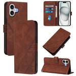 เคสโทรศัพท์หนังพับลาย 3D แบบ Crossbody สำหรับ iPhone 16e / 17e, iPhone 17 Pro Max, iPhone 17 Pro, iPhone 17, iPhone Air, iPhone 16 Pro Max, iPhone 16 Pro, iPhone 16 Plus