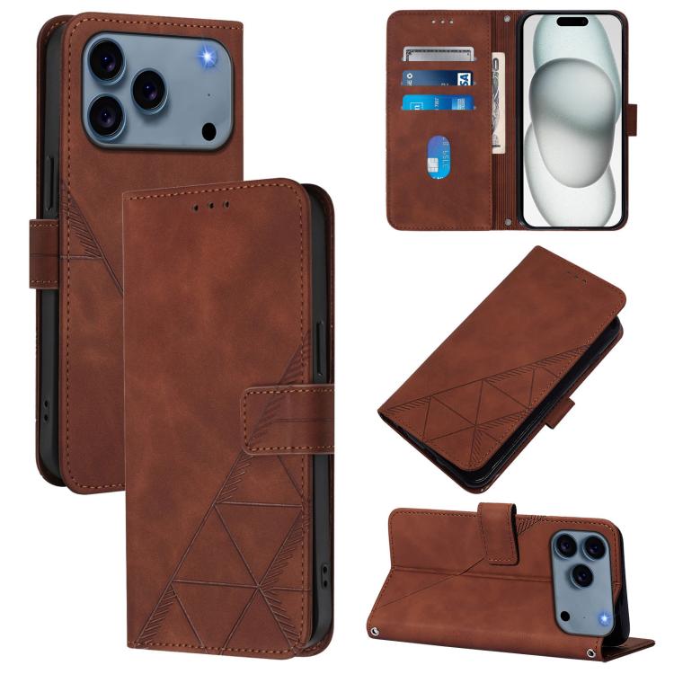 เคสโทรศัพท์หนังพับลาย 3D แบบ Crossbody สำหรับ iPhone 16e / 17e, iPhone 17 Pro Max, iPhone 17 Pro, iPhone 17, iPhone Air, iPhone 16 Pro Max, iPhone 16 Pro, iPhone 16 Plus