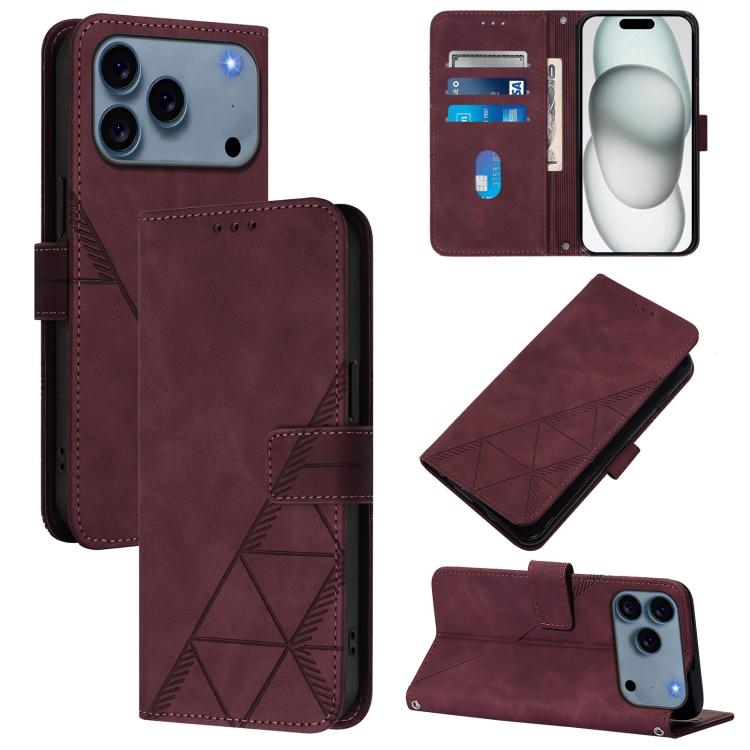 เคสโทรศัพท์หนังพับลาย 3D แบบ Crossbody สำหรับ iPhone 16e / 17e, iPhone 17 Pro Max, iPhone 17 Pro, iPhone 17, iPhone Air, iPhone 16 Pro Max, iPhone 16 Pro, iPhone 16 Plus