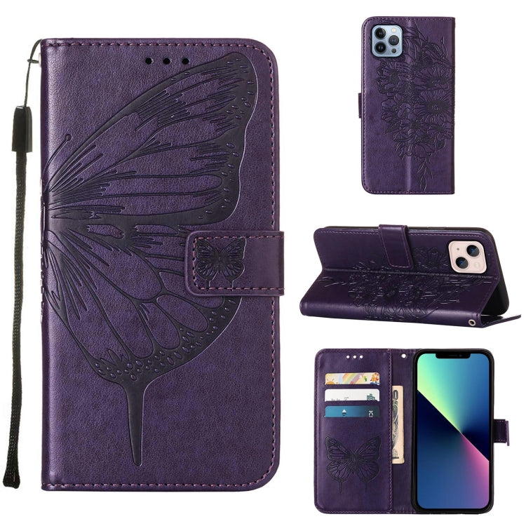 เคสโทรศัพท์หนังปั๊มลายผีเสื้อ สำหรับ iPhone 16 Pro, สำหรับ iPhone 16 Plus, สำหรับ iPhone 16, สำหรับ iPhone 15 Pro Max, สำหรับ iPhone 15 Pro, สำหรับ iPhone 15 Plus