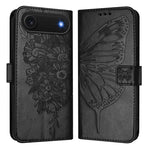 เคสโทรศัพท์หนังลายนูนรูปผีเสื้อ สำหรับ iPhone 17e / 16e, iPhone 17 Pro Max, iPhone 17 Pro, iPhone 17, iPhone Air, iPhone 16 Pro Max