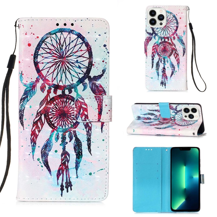 เคสโทรศัพท์หนังพับแนวนอนลายภาพวาด 3 มิติ สำหรับ iPhone 16 Pro, สำหรับ iPhone 16 Plus, สำหรับ iPhone 16, สำหรับ iPhone 15 Pro Max, สำหรับ iPhone 15 Pro, สำหรับ iPhone 15 Plus