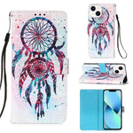 เคสโทรศัพท์หนังพับแนวนอนลายภาพวาด 3 มิติ สำหรับ iPhone 16 Pro, สำหรับ iPhone 16 Plus, สำหรับ iPhone 16, สำหรับ iPhone 15 Pro Max, สำหรับ iPhone 15 Pro, สำหรับ iPhone 15 Plus