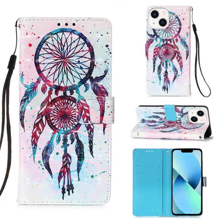 เคสโทรศัพท์หนังพับแนวนอนลายภาพวาด 3 มิติ สำหรับ iPhone 16 Pro, สำหรับ iPhone 16 Plus, สำหรับ iPhone 16, สำหรับ iPhone 15 Pro Max, สำหรับ iPhone 15 Pro, สำหรับ iPhone 15 Plus