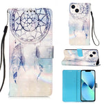 เคสโทรศัพท์หนังพับแนวนอนลายภาพวาด 3 มิติ สำหรับ iPhone 16 Pro, สำหรับ iPhone 16 Plus, สำหรับ iPhone 16, สำหรับ iPhone 15 Pro Max, สำหรับ iPhone 15 Pro, สำหรับ iPhone 15 Plus