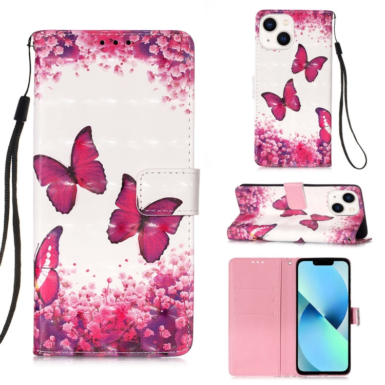 เคสโทรศัพท์หนังพับแนวนอนลายภาพวาด 3 มิติ สำหรับ iPhone 16 Pro, สำหรับ iPhone 16 Plus, สำหรับ iPhone 16, สำหรับ iPhone 15 Pro Max, สำหรับ iPhone 15 Pro, สำหรับ iPhone 15 Plus