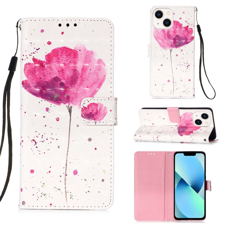 เคสโทรศัพท์หนังพับแนวนอนลายภาพวาด 3 มิติ สำหรับ iPhone 16 Pro, สำหรับ iPhone 16 Plus, สำหรับ iPhone 16, สำหรับ iPhone 15 Pro Max, สำหรับ iPhone 15 Pro, สำหรับ iPhone 15 Plus