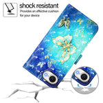 เคสโทรศัพท์หนังพับแนวนอนลายภาพวาด 3 มิติ สำหรับ iPhone 17e / 16e, สำหรับ iPhone 17 Pro Max, สำหรับ iPhone 17 Pro, สำหรับ iPhone 17, สำหรับ iPhone Air, สำหรับ iPhone 16 Pro Max