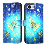 เคสโทรศัพท์หนังพับแนวนอนลายภาพวาด 3 มิติ สำหรับ iPhone 17e / 16e, สำหรับ iPhone 17 Pro Max, สำหรับ iPhone 17 Pro, สำหรับ iPhone 17, สำหรับ iPhone Air, สำหรับ iPhone 16 Pro Max