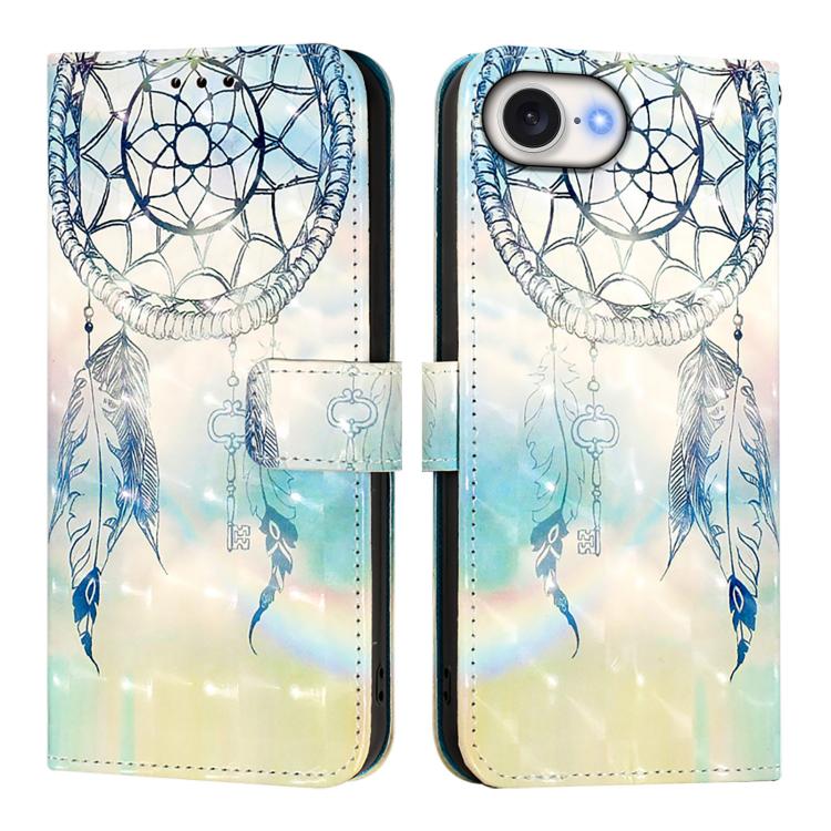เคสโทรศัพท์หนังพับแนวนอนลายภาพวาด 3 มิติ สำหรับ iPhone 17e / 16e, สำหรับ iPhone 17 Pro Max, สำหรับ iPhone 17 Pro, สำหรับ iPhone 17, สำหรับ iPhone Air, สำหรับ iPhone 16 Pro Max