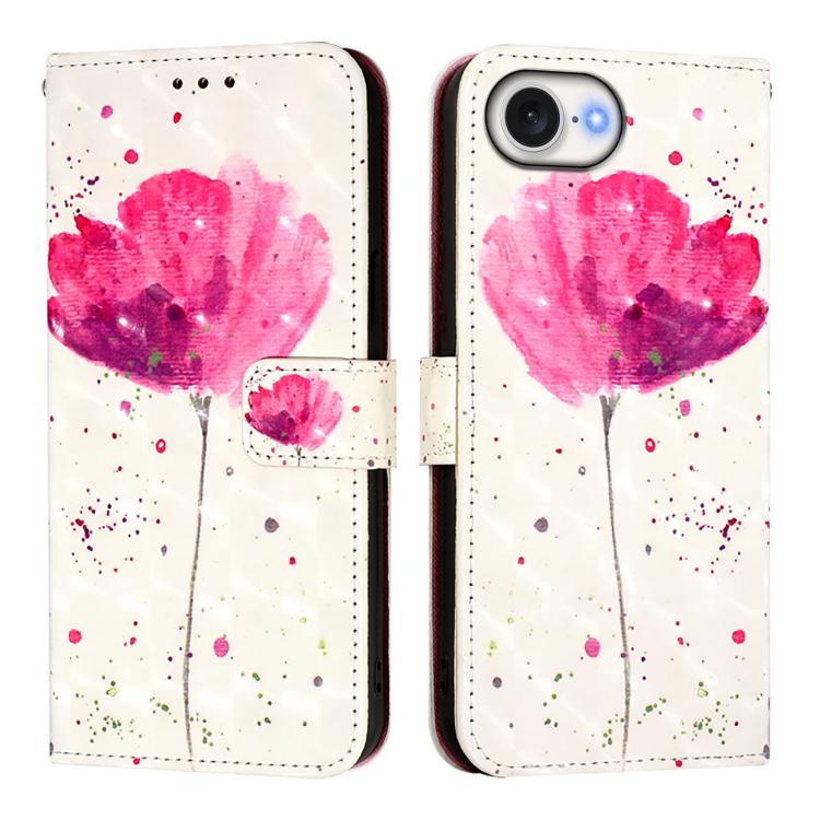 เคสโทรศัพท์หนังพับแนวนอนลายภาพวาด 3 มิติ สำหรับ iPhone 17e / 16e, สำหรับ iPhone 17 Pro Max, สำหรับ iPhone 17 Pro, สำหรับ iPhone 17, สำหรับ iPhone Air, สำหรับ iPhone 16 Pro Max