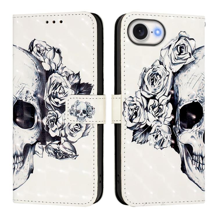 เคสโทรศัพท์หนังพับแนวนอนลายภาพวาด 3 มิติ สำหรับ iPhone 17e / 16e, สำหรับ iPhone 17 Pro Max, สำหรับ iPhone 17 Pro, สำหรับ iPhone 17, สำหรับ iPhone Air, สำหรับ iPhone 16 Pro Max
