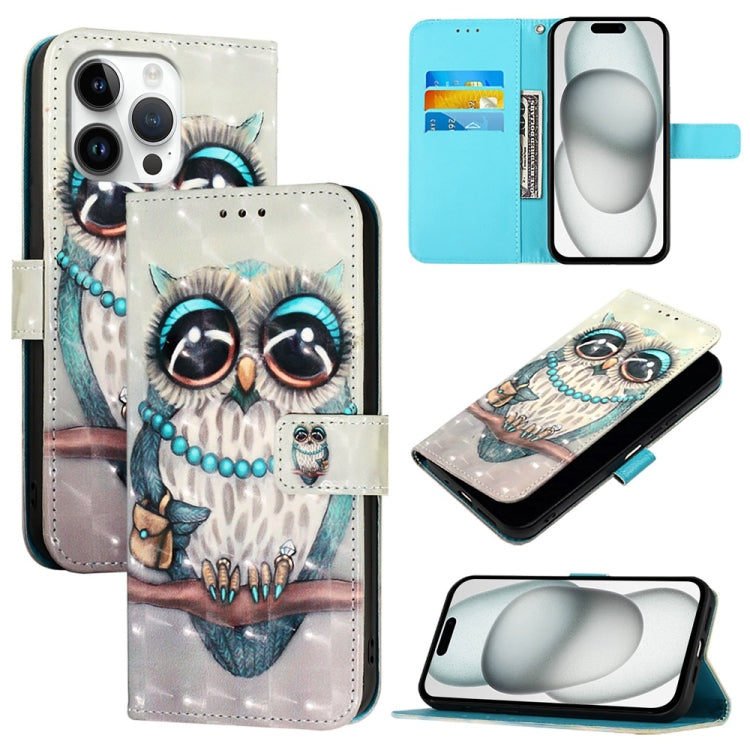 เคสโทรศัพท์หนังพับแนวนอนลายภาพวาด 3 มิติ สำหรับ iPhone 17e / 16e, สำหรับ iPhone 17 Pro Max, สำหรับ iPhone 17 Pro, สำหรับ iPhone 17, สำหรับ iPhone Air, สำหรับ iPhone 16 Pro Max