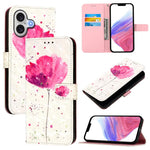 เคสโทรศัพท์หนังพับแนวนอนลายภาพวาด 3 มิติ สำหรับ iPhone 17e / 16e, สำหรับ iPhone 17 Pro Max, สำหรับ iPhone 17 Pro, สำหรับ iPhone 17, สำหรับ iPhone Air, สำหรับ iPhone 16 Pro Max