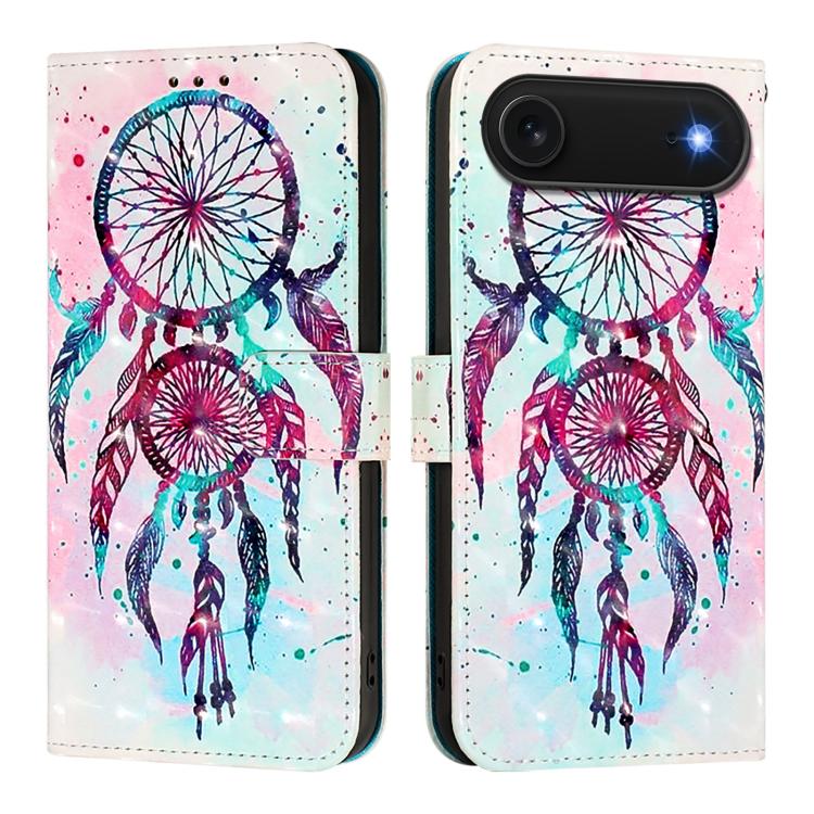 เคสโทรศัพท์หนังพับแนวนอนลายภาพวาด 3 มิติ สำหรับ iPhone 17e / 16e, สำหรับ iPhone 17 Pro Max, สำหรับ iPhone 17 Pro, สำหรับ iPhone 17, สำหรับ iPhone Air, สำหรับ iPhone 16 Pro Max