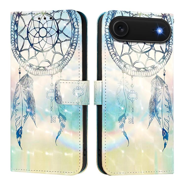 เคสโทรศัพท์หนังพับแนวนอนลายภาพวาด 3 มิติ สำหรับ iPhone 17e / 16e, สำหรับ iPhone 17 Pro Max, สำหรับ iPhone 17 Pro, สำหรับ iPhone 17, สำหรับ iPhone Air, สำหรับ iPhone 16 Pro Max