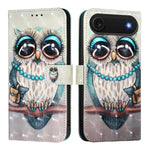 เคสโทรศัพท์หนังพับแนวนอนลายภาพวาด 3 มิติ สำหรับ iPhone 17e / 16e, สำหรับ iPhone 17 Pro Max, สำหรับ iPhone 17 Pro, สำหรับ iPhone 17, สำหรับ iPhone Air, สำหรับ iPhone 16 Pro Max