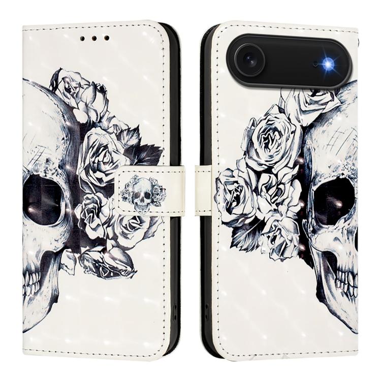 เคสโทรศัพท์หนังพับแนวนอนลายภาพวาด 3 มิติ สำหรับ iPhone 17e / 16e, สำหรับ iPhone 17 Pro Max, สำหรับ iPhone 17 Pro, สำหรับ iPhone 17, สำหรับ iPhone Air, สำหรับ iPhone 16 Pro Max