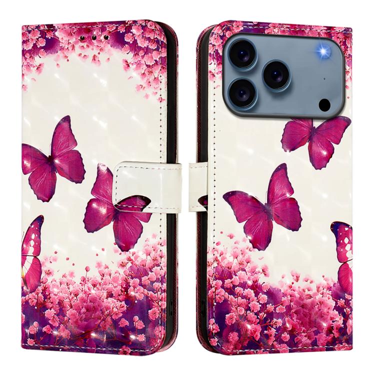 เคสโทรศัพท์หนังพับแนวนอนลายภาพวาด 3 มิติ สำหรับ iPhone 17e / 16e, สำหรับ iPhone 17 Pro Max, สำหรับ iPhone 17 Pro, สำหรับ iPhone 17, สำหรับ iPhone Air, สำหรับ iPhone 16 Pro Max