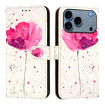 เคสโทรศัพท์หนังพับแนวนอนลายภาพวาด 3 มิติ สำหรับ iPhone 17e / 16e, สำหรับ iPhone 17 Pro Max, สำหรับ iPhone 17 Pro, สำหรับ iPhone 17, สำหรับ iPhone Air, สำหรับ iPhone 16 Pro Max