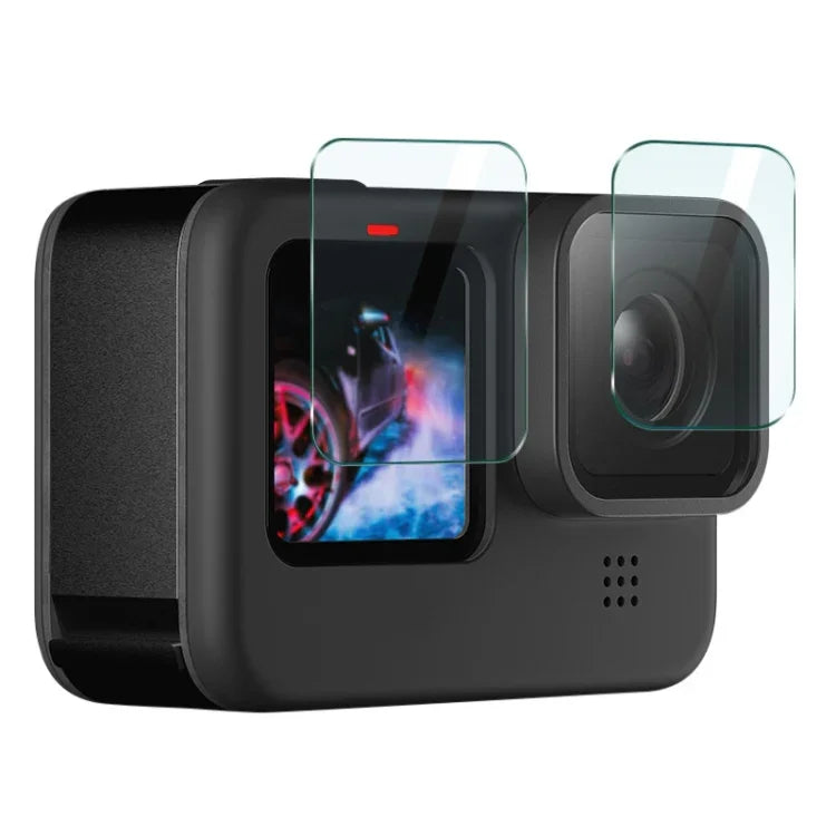 ฟิล์มกระจกนิรภัย imak สำหรับหน้าจอหลัง + หน้าจอหน้า + เลนส์กล้องหลัง สำหรับ GoPro HERO11 Black