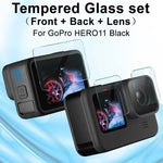 ฟิล์มกระจกนิรภัย imak สำหรับหน้าจอหลัง + หน้าจอหน้า + เลนส์กล้องหลัง สำหรับ GoPro HERO11 Black