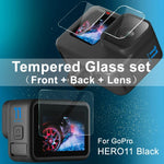 ฟิล์มกระจกนิรภัย imak สำหรับหน้าจอหลัง + หน้าจอหน้า + เลนส์กล้องหลัง สำหรับ GoPro HERO11 Black